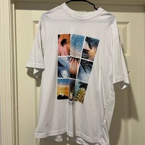 H&M Men’s White Graphic Tee (Large)